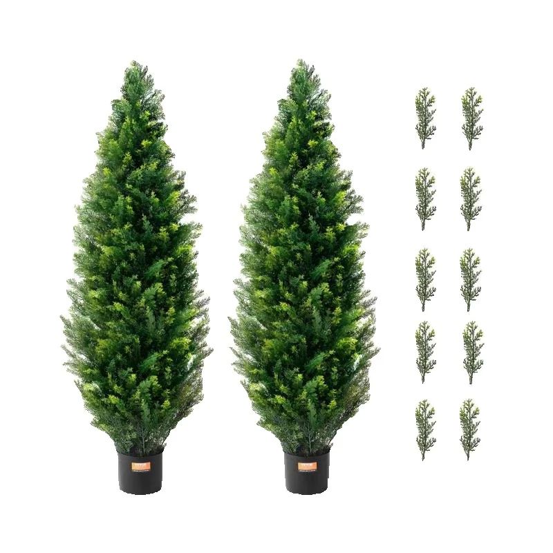 Dracaena Marginata - SucceBuy 인공 삼나무 토피어리 나무 상록수