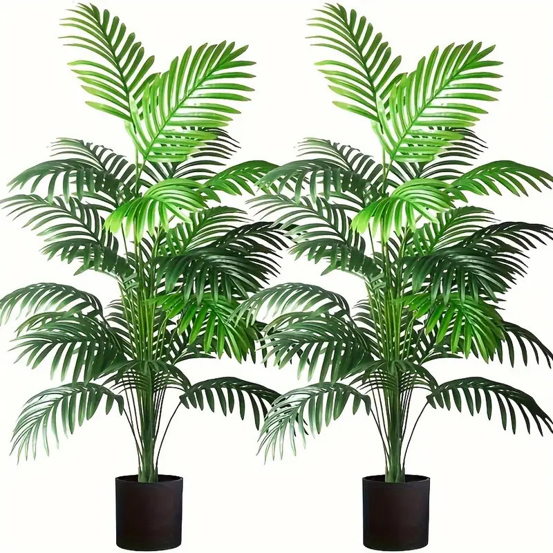 Dracaena Marginata - 24잎 아레카야자 인조 식물 나무 화분