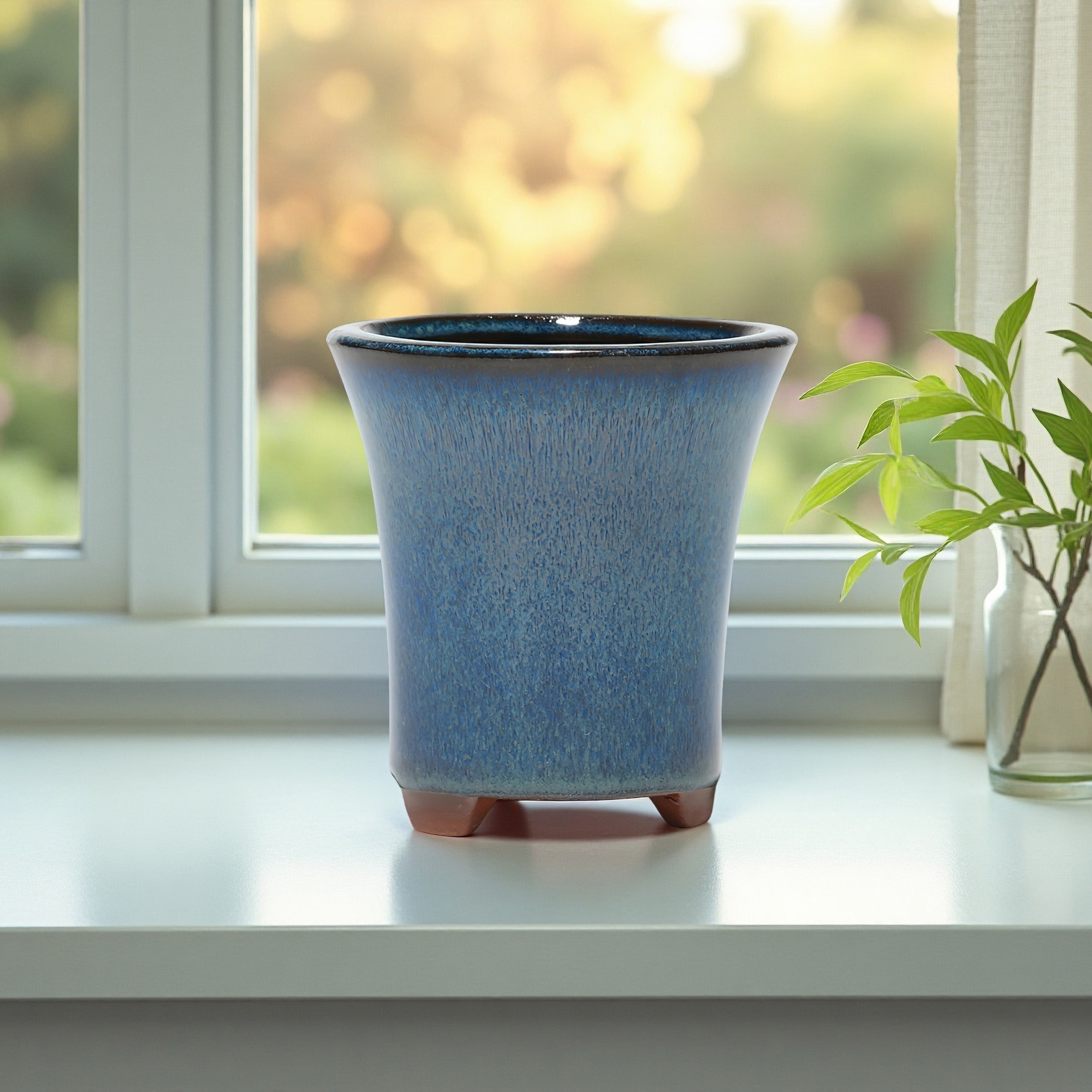 Aloe Vera Pot - 배수구가 있는 세라믹 화분, 발코니, 거실,