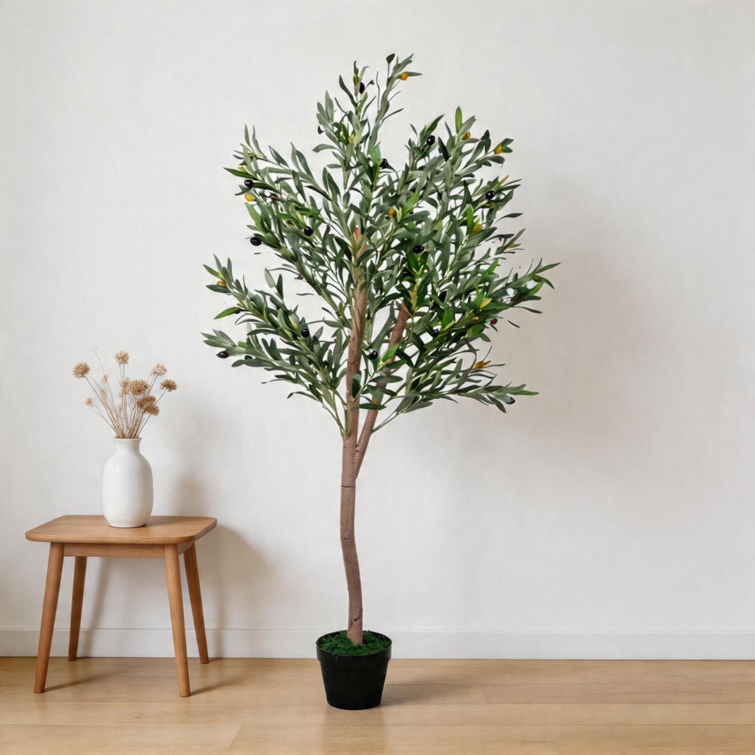 인조 올리브 나무 5피트, 자연스러운 나무 줄기와 실물 - Dracaena Marginata 리뷰 및 가격