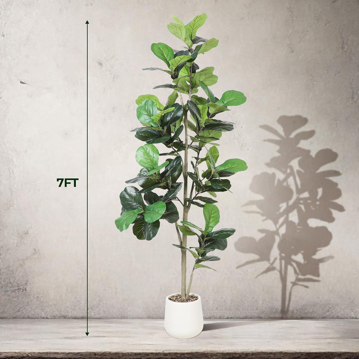 7피트 인조 피클리프 나무 가짜 식물 인조 피쿠스 리라 - Ficus Lyrata Tree 리뷰 및 가격