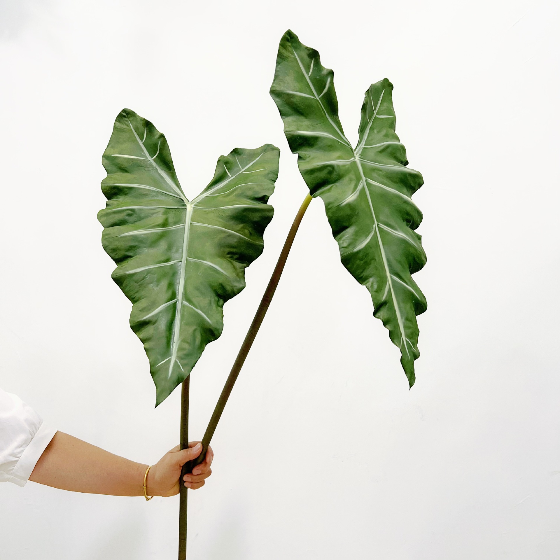 인조 긴 PU 손 느낌 녹색 식물 큰 잎 실내 홈 장식 - Dracaena Marginata 리뷰 및 가격
