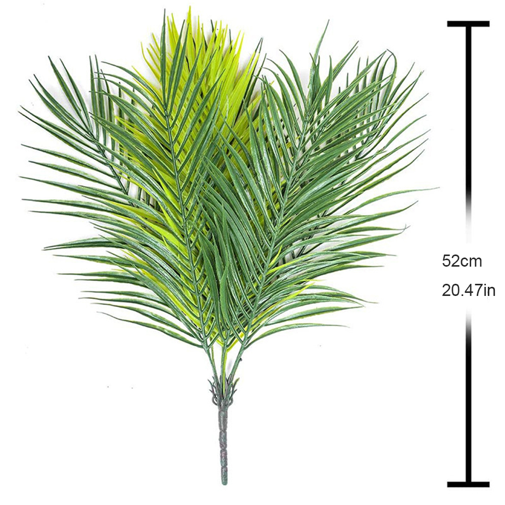 20.47in 9 잎 인공 열대 식물 가짜 팜 식물 지 - Dracaena Marginata 리뷰 및 가격