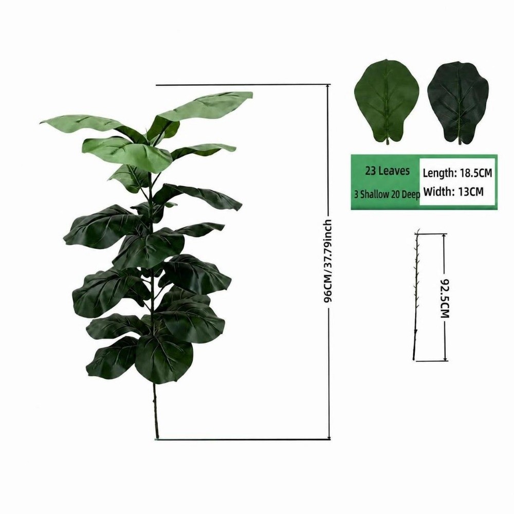 2023년 9월 15일, 인조 피쿠스 류라타(대형),  - Ficus Lyrata Tree 리뷰 및 가격
